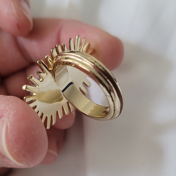 Kendra Scott Slate Iridescent Owen Ring sz 8 - Picture 5 of 7